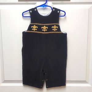 Le' Za Me New Orleans Saints Boys Overalls / Jumper 6M